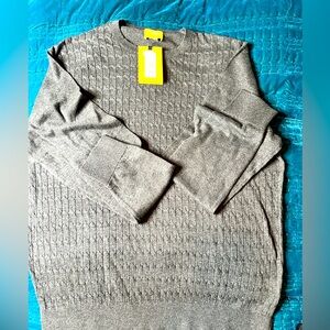 Trevero Men's Gray Sweater Size L